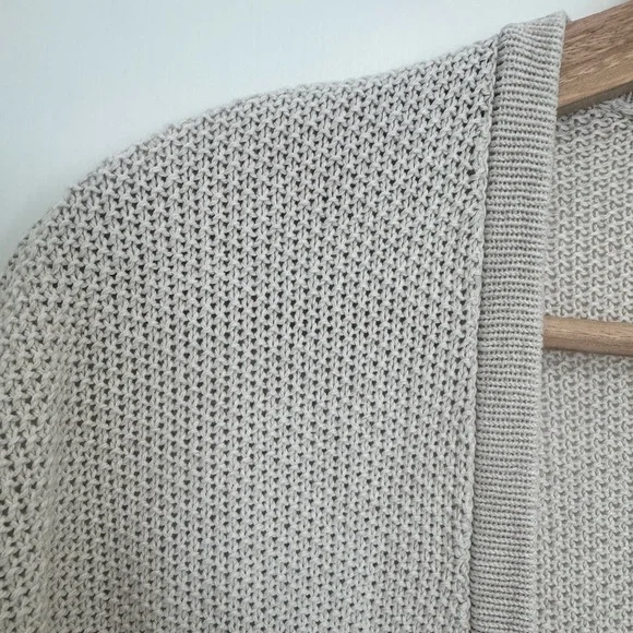 American Eagle Outfitters Open Knit Cardigan in Cream Size S - Picture 7 of 9